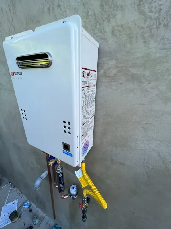 Tankless water heater installation for Clearview Manor homes